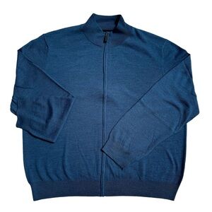 Jos A Bank Merino Wool Quarter Zip Sweater XXL